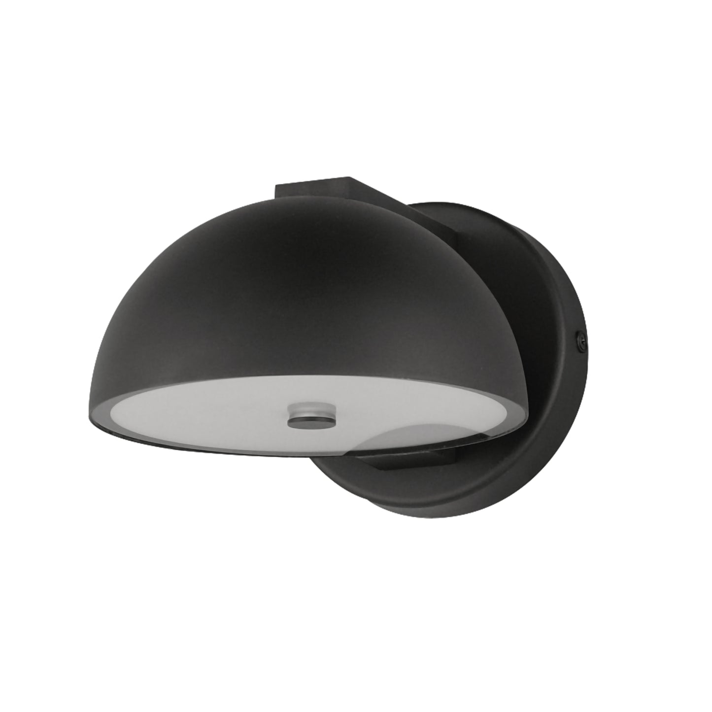 Cauldron 7" LED Outdoor Wall Sconce Black by ET2