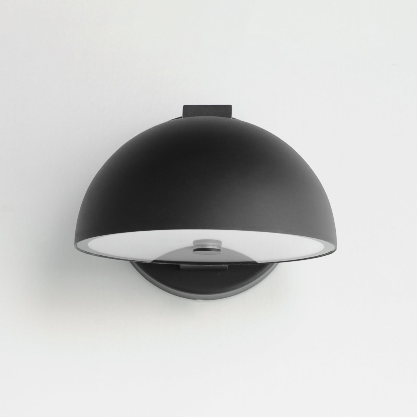 Cauldron 7" LED Outdoor Wall Sconce Black by ET2