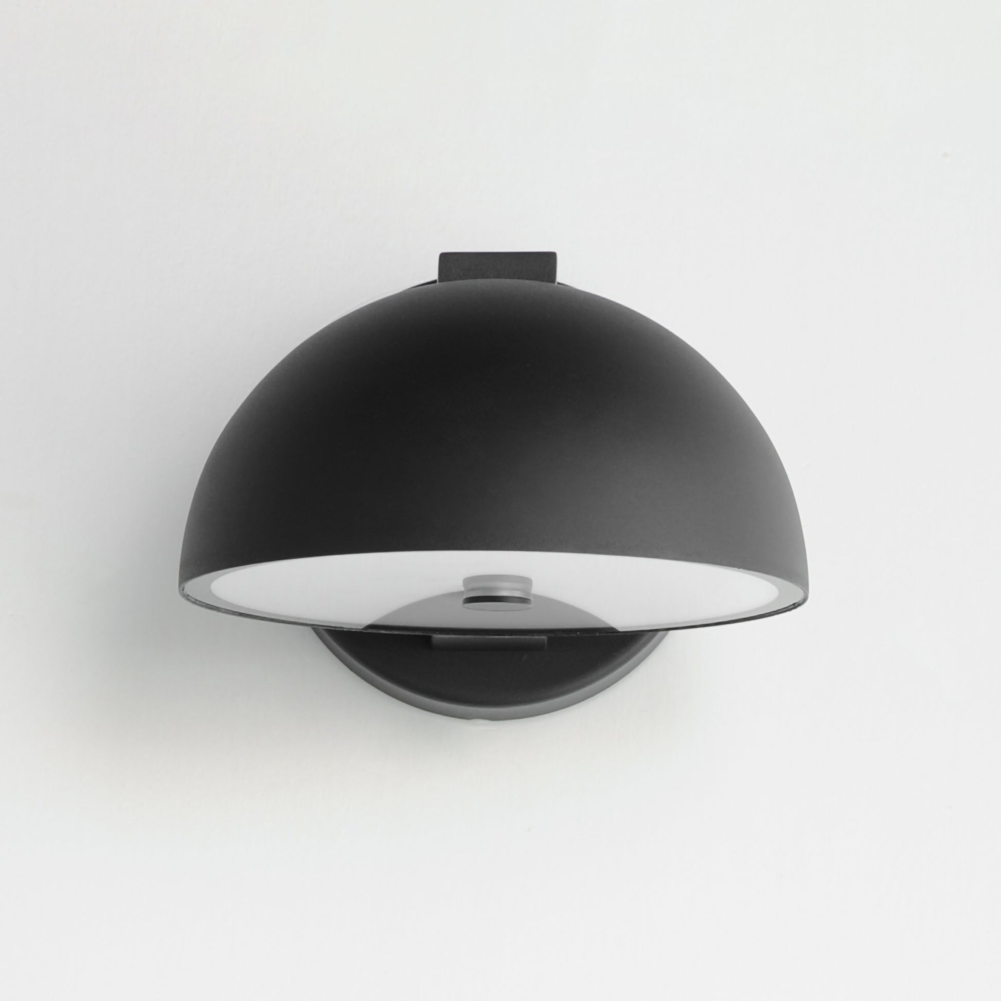 Cauldron 7" LED Outdoor Wall Sconce Black by ET2