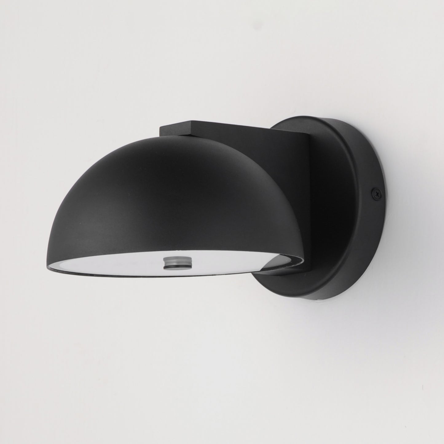 Cauldron 7" LED Outdoor Wall Sconce Black by ET2