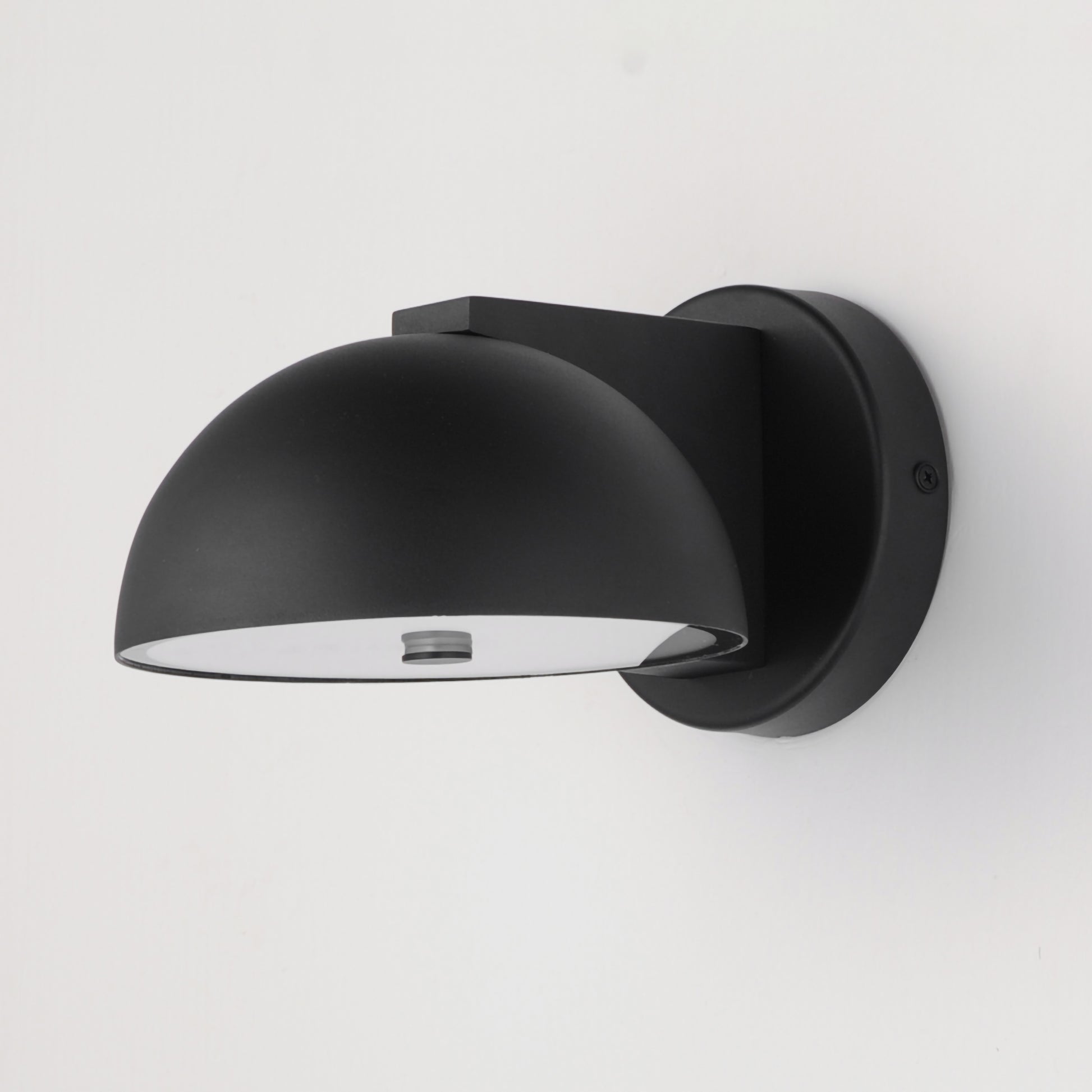 Cauldron 7" LED Outdoor Wall Sconce Black by ET2