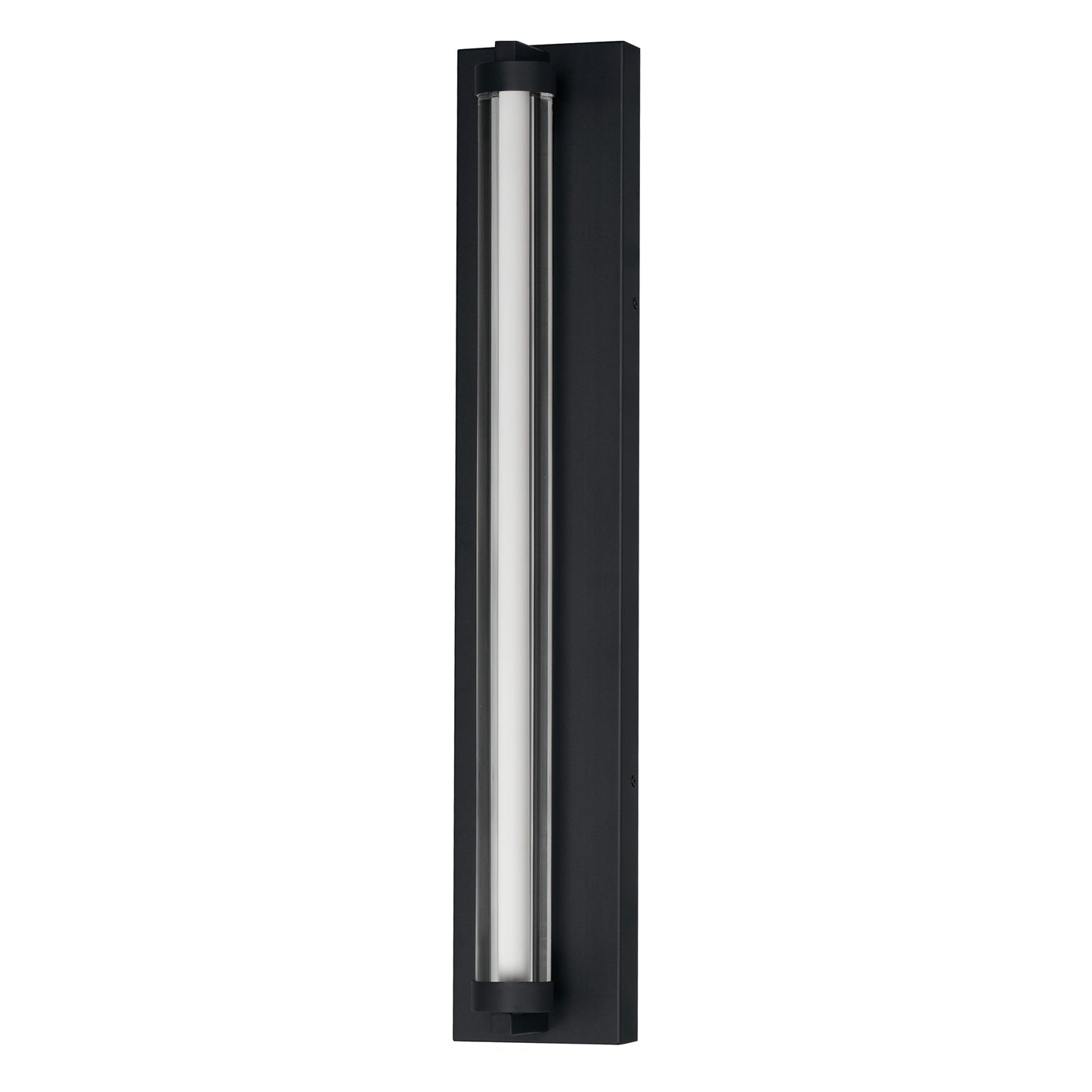 Fuse 27" LED Outdoor Wall Sconce Black/Gold by ET2