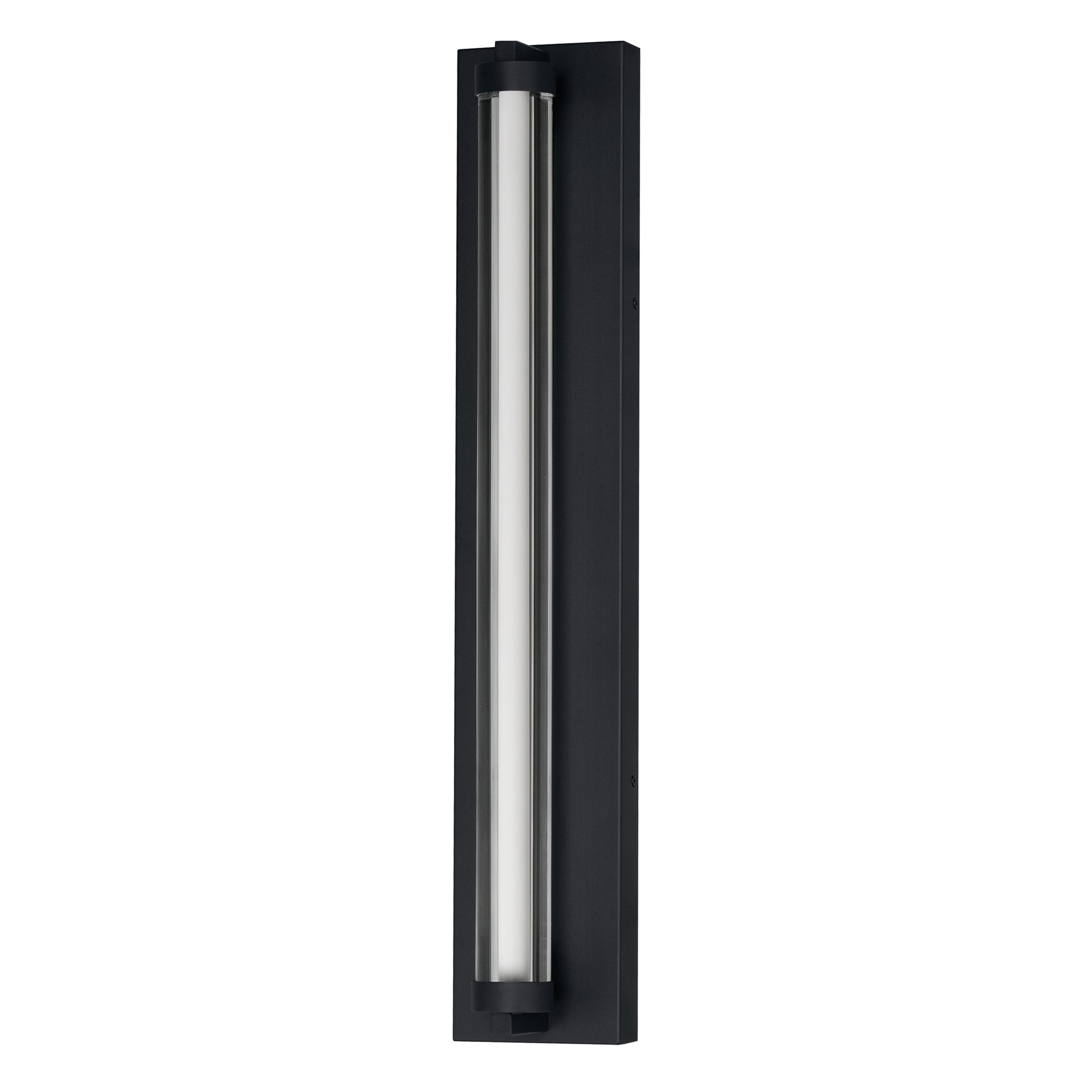 Fuse 27" LED Outdoor Wall Sconce Black/Gold by ET2