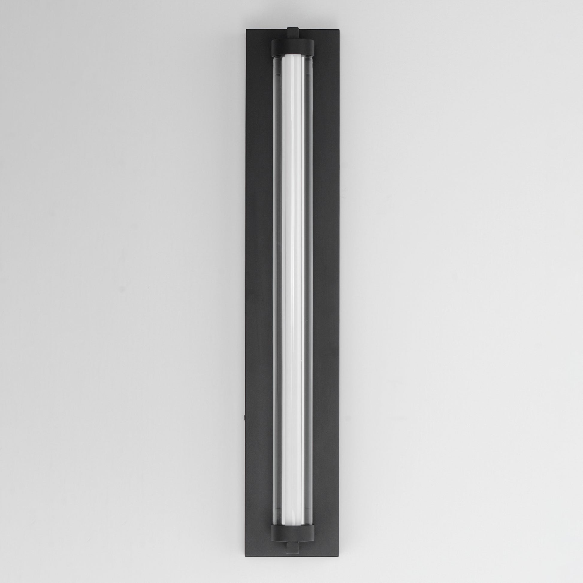Fuse 27" LED Outdoor Wall Sconce Black/Gold by ET2