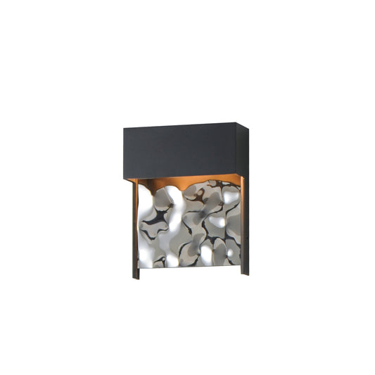 Coulee Small LED Outdoor Wall Sconce Black by ET2