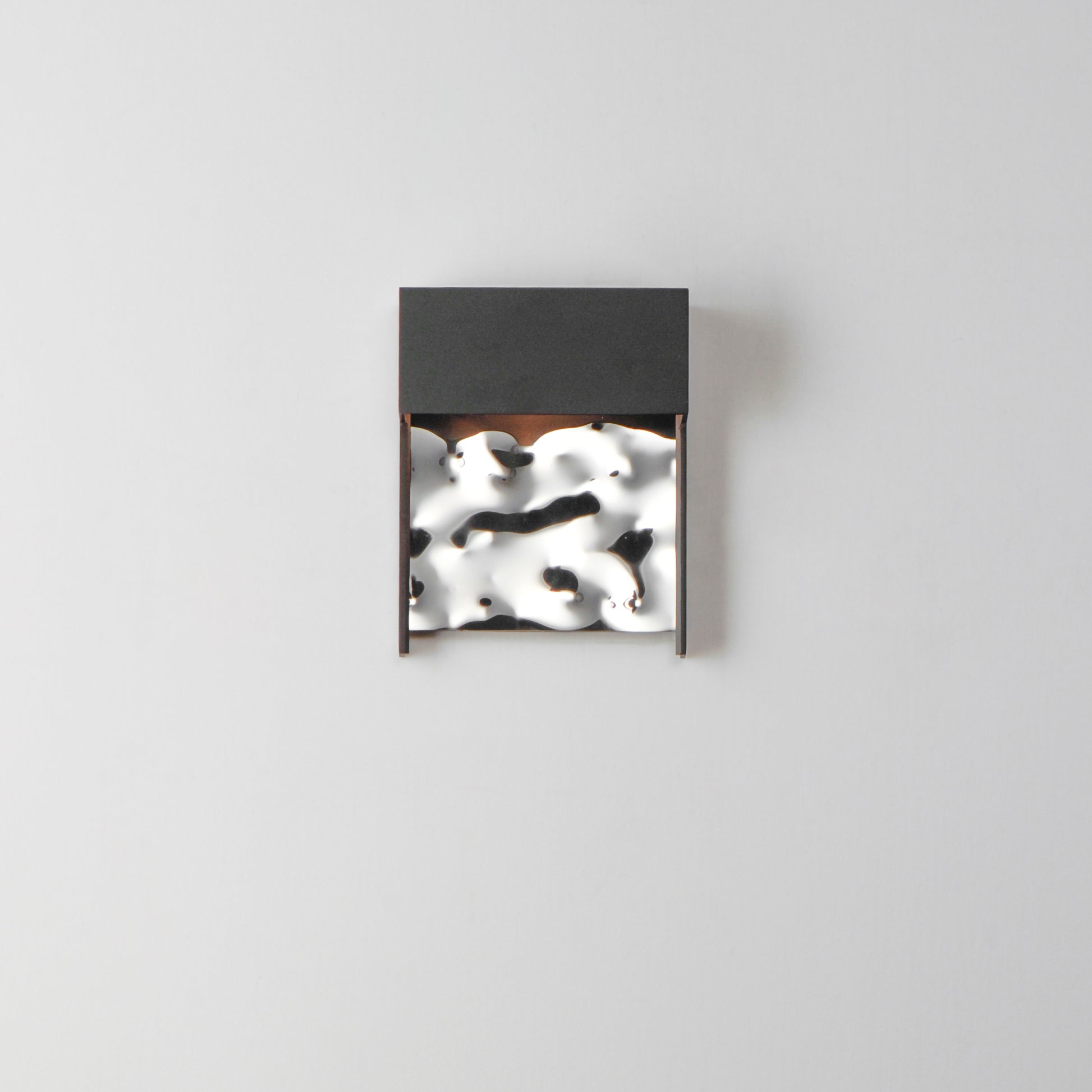 Coulee Small LED Outdoor Wall Sconce Black by ET2