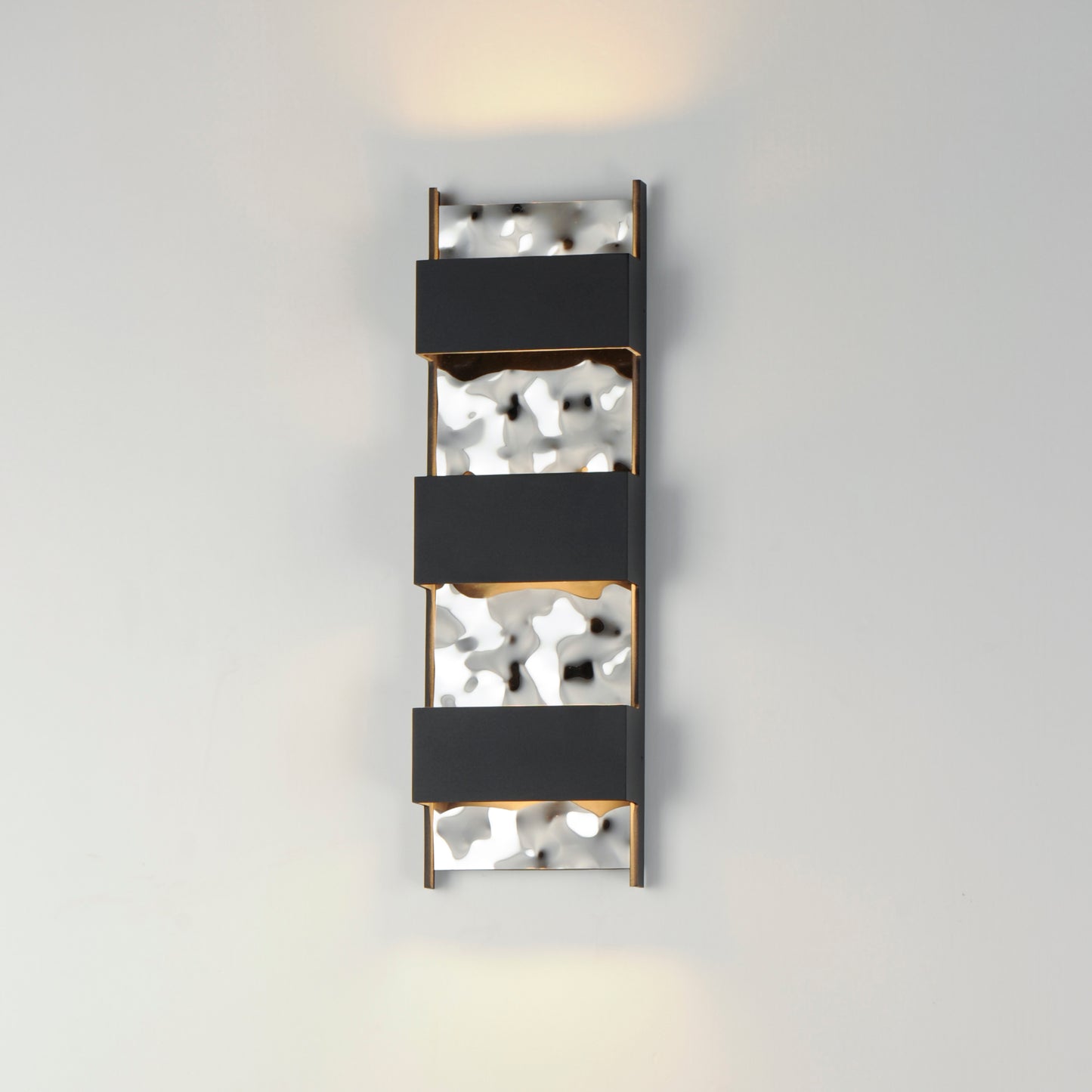 Coulee Large LED Outdoor Wall Sconce Black by ET2
