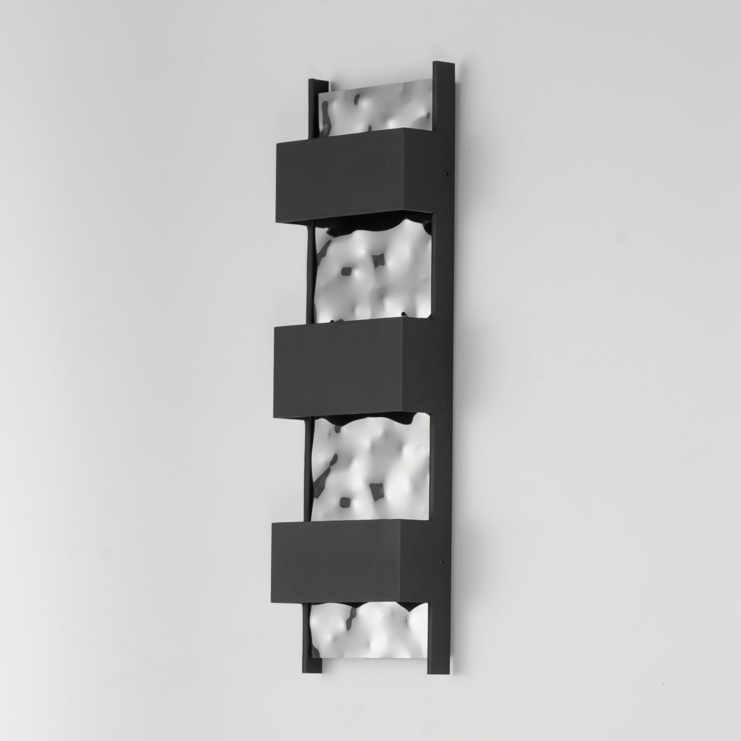 Coulee Large LED Outdoor Wall Sconce Black by ET2