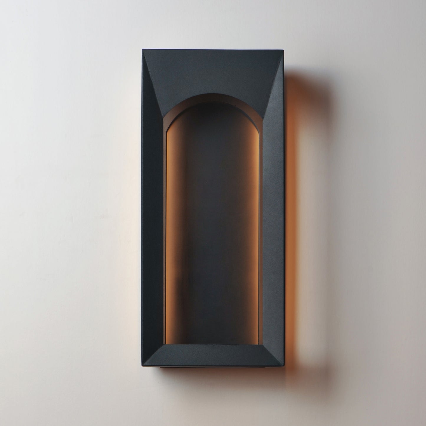 Brasilia Large LED Outdoor Sconce Black by ET2