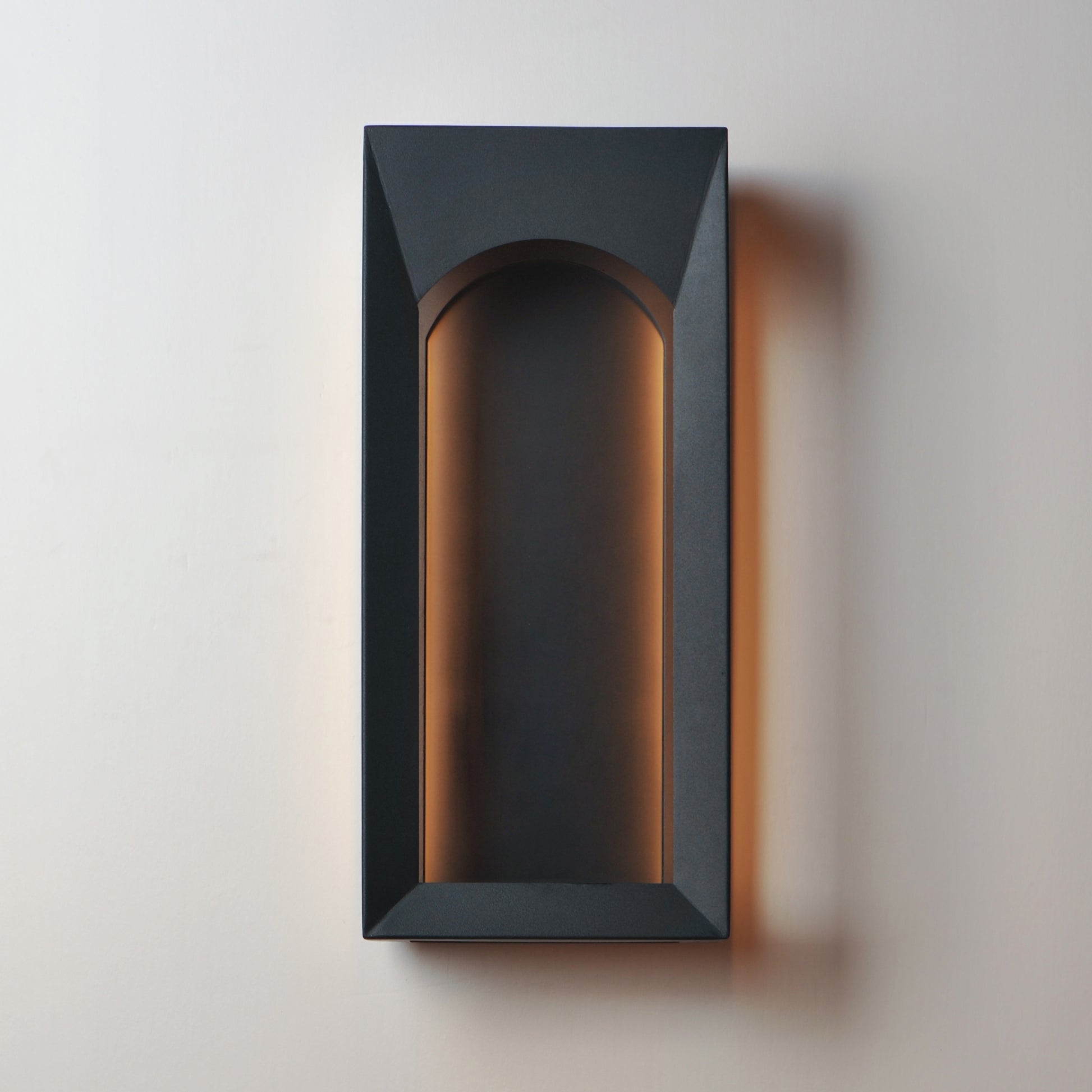 Brasilia Large LED Outdoor Sconce Black by ET2