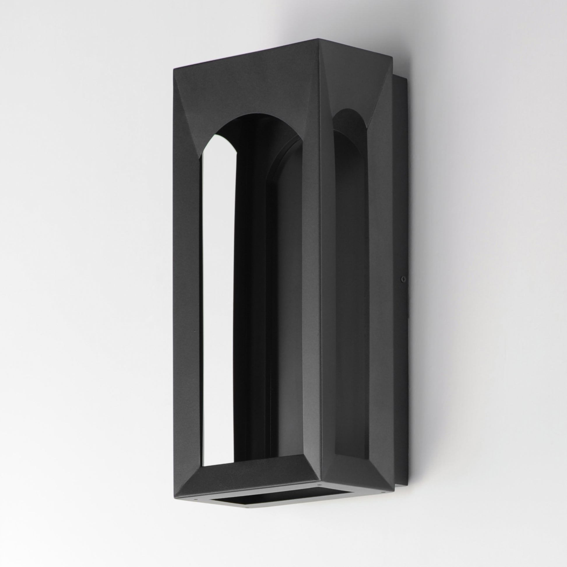 Brasilia Large LED Outdoor Sconce Black by ET2