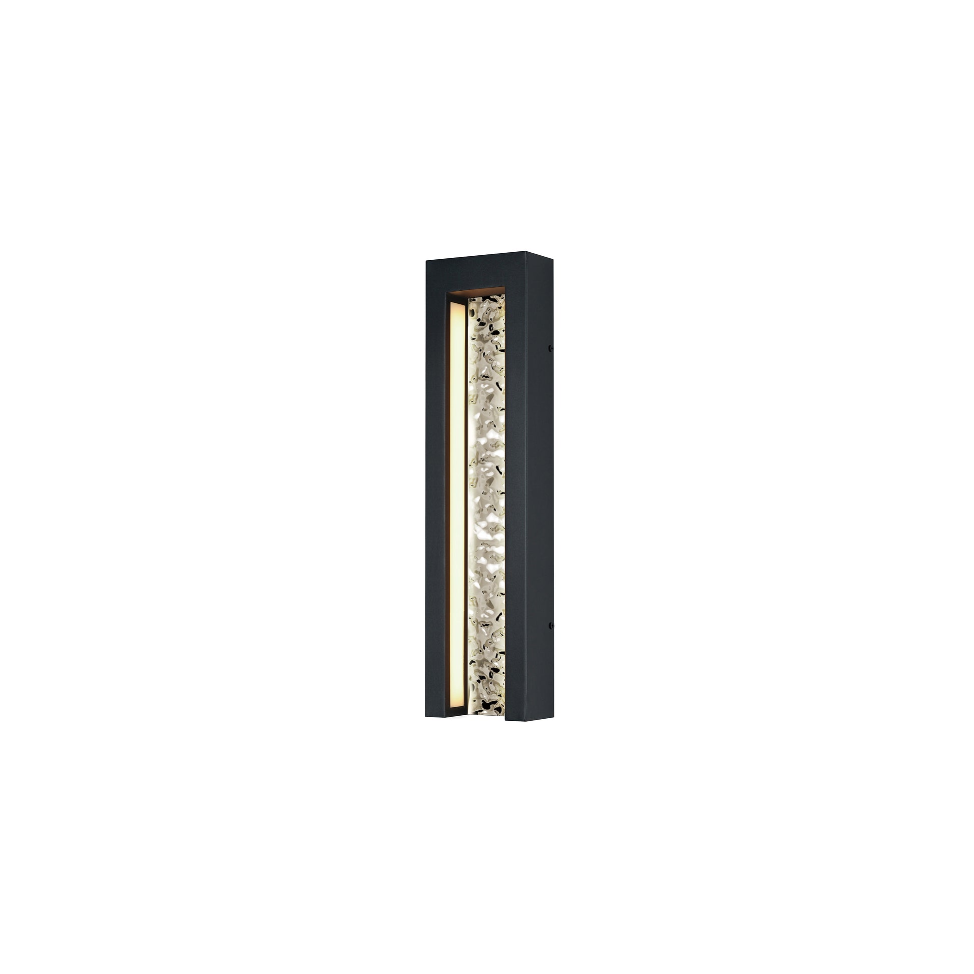 Liquid 18" LED Outdoor Wall Sconce Black by ET2