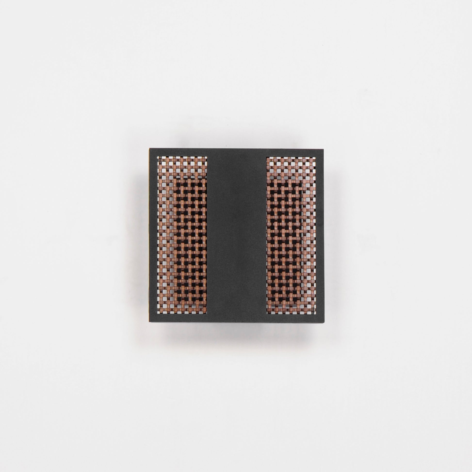 Interlace 6.5" LED Outdoor Wall Sconce Black/Aged Copper by ET2