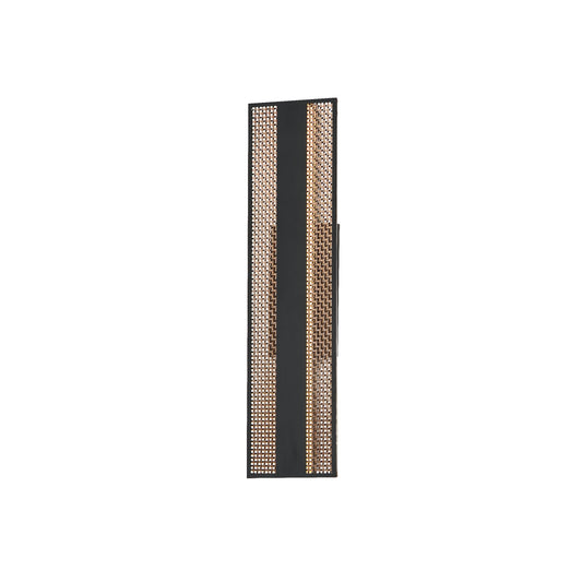 Interlace 24" LED Outdoor Wall Sconce Black/Aged Copper by ET2