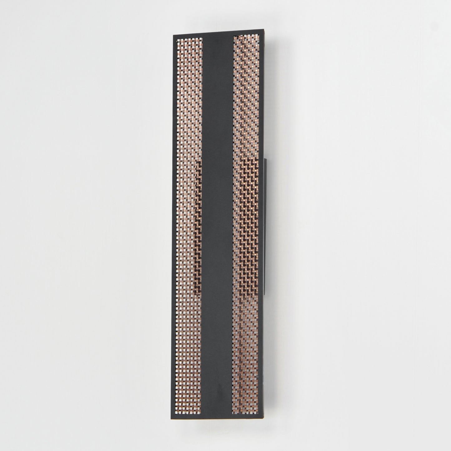 Interlace 24" LED Outdoor Wall Sconce Black/Aged Copper by ET2