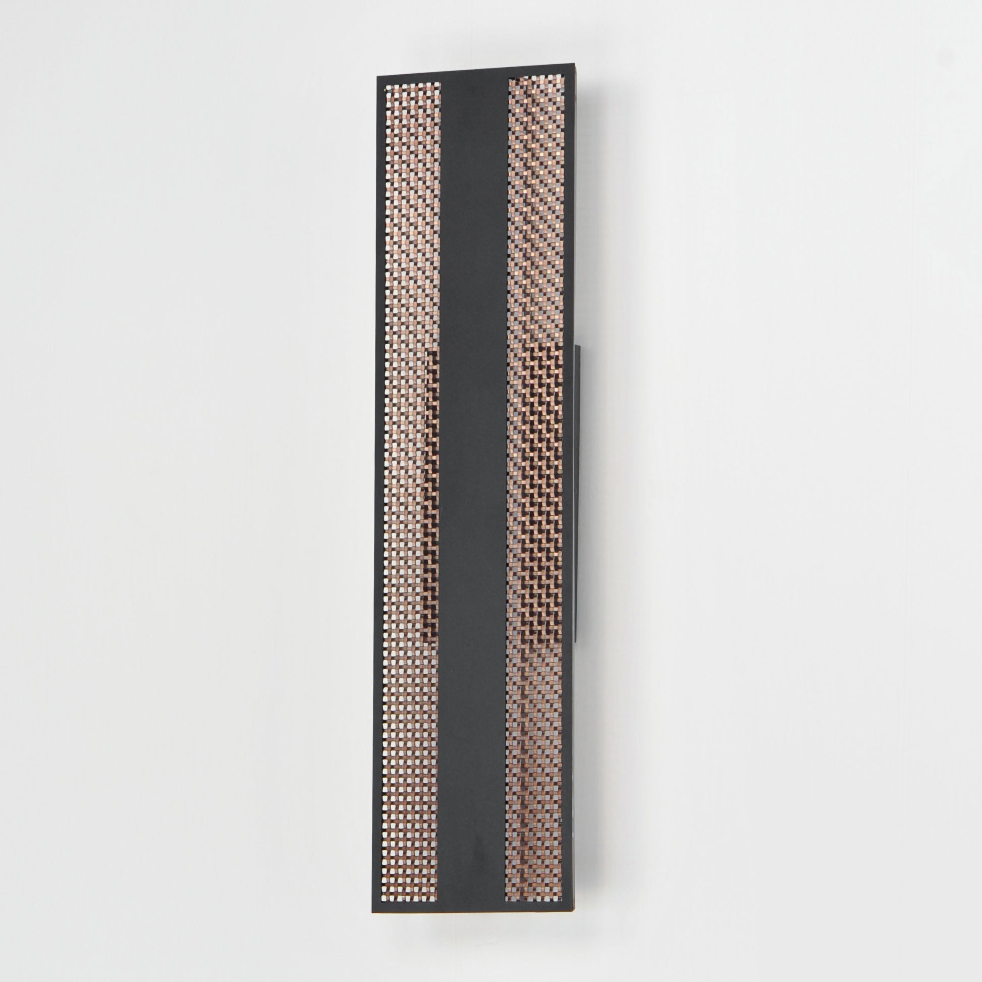Interlace 24" LED Outdoor Wall Sconce Black/Aged Copper by ET2