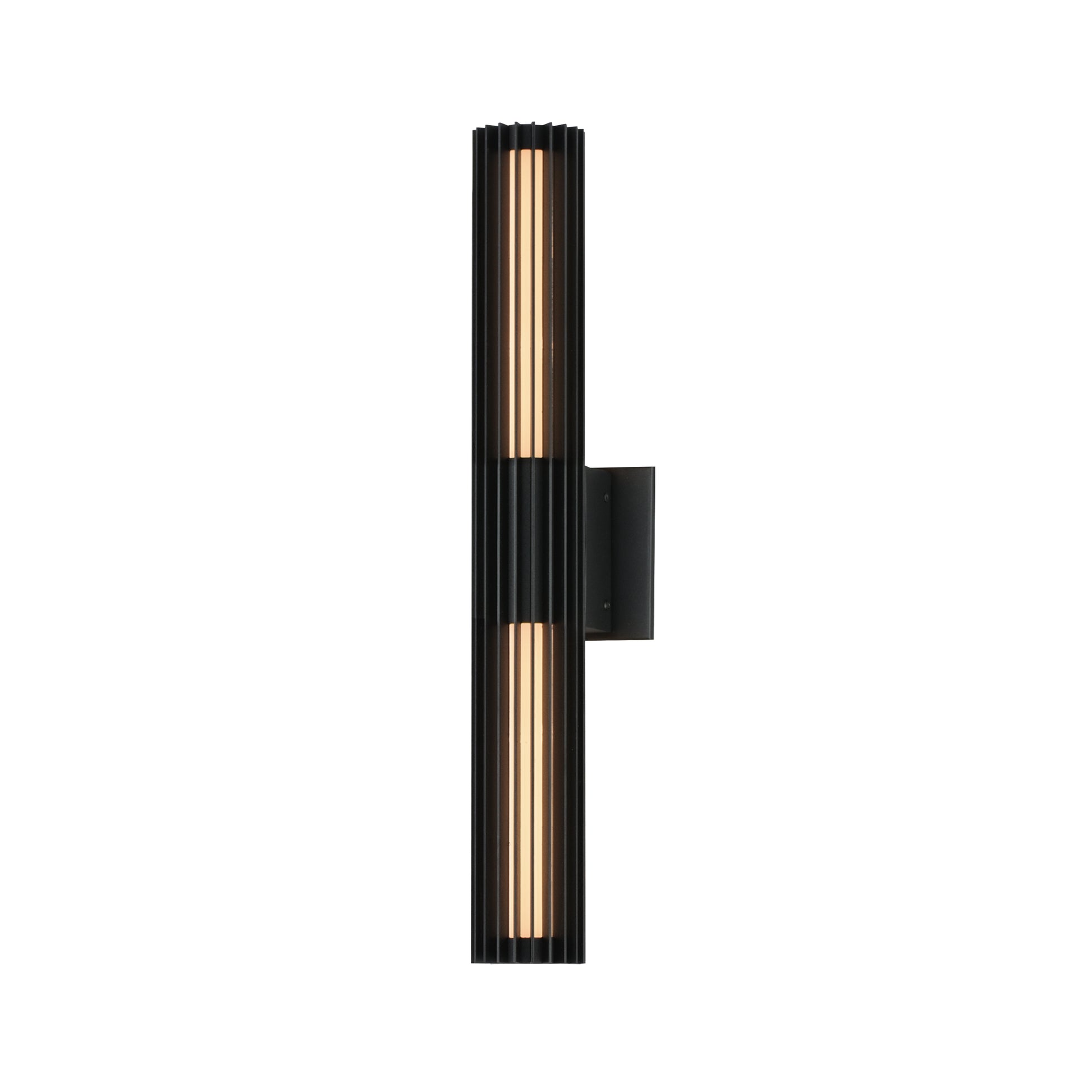 Citadel 24" LED Outdoor wall sconce Black by ET2