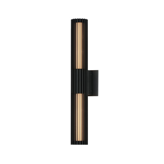 Citadel 24" LED Outdoor wall sconce Black by ET2