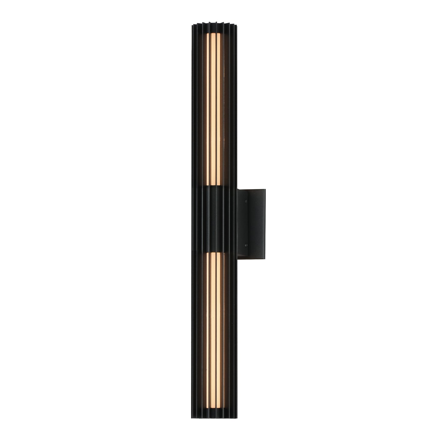 Citadel 28" LED Outdoor wall sconce Black by ET2