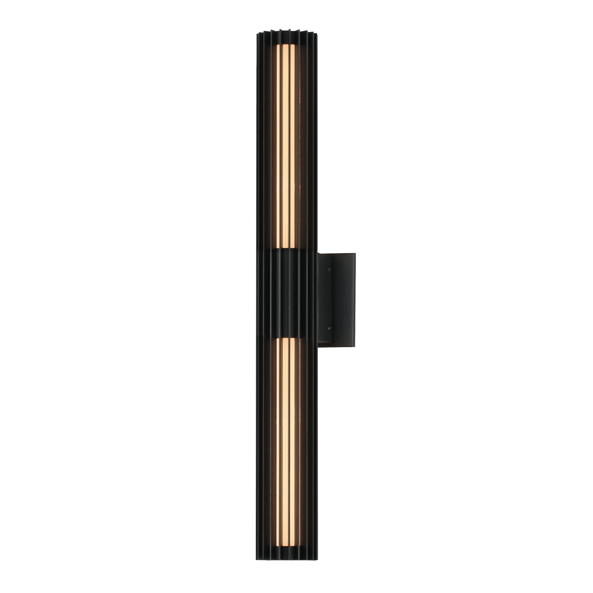 Citadel 28" LED Outdoor wall sconce Black by ET2
