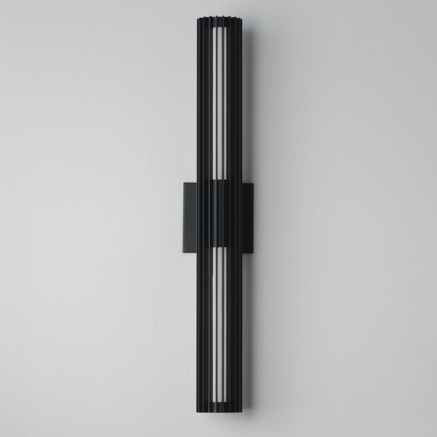 Citadel 28" LED Outdoor wall sconce Black by ET2