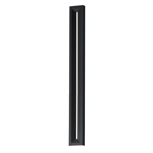 Fosso 47" LED Outdoor Wall Sconce 5cct Black by ET2