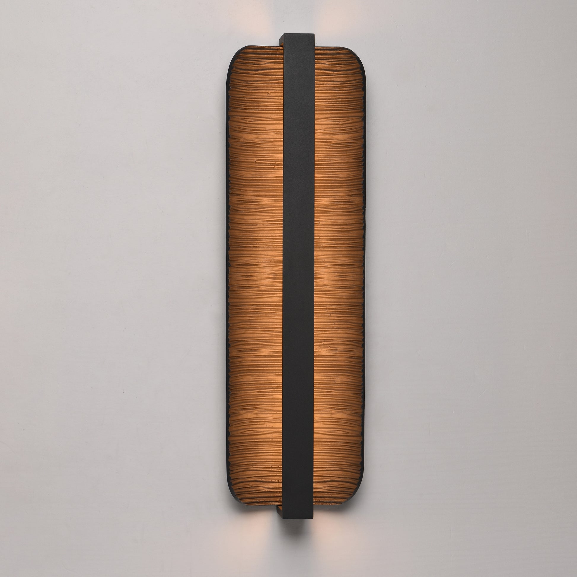 Terra 24.5" LED Outdoor Wall Sconce Architectural Bronze by ET2