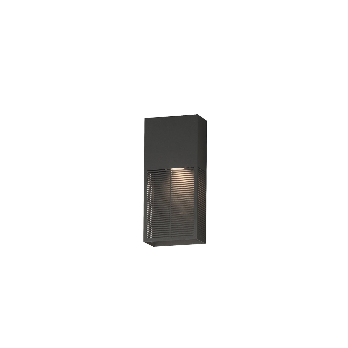 Grate 14" LED Outdoor Wall Sconce Architectural Bronze by ET2