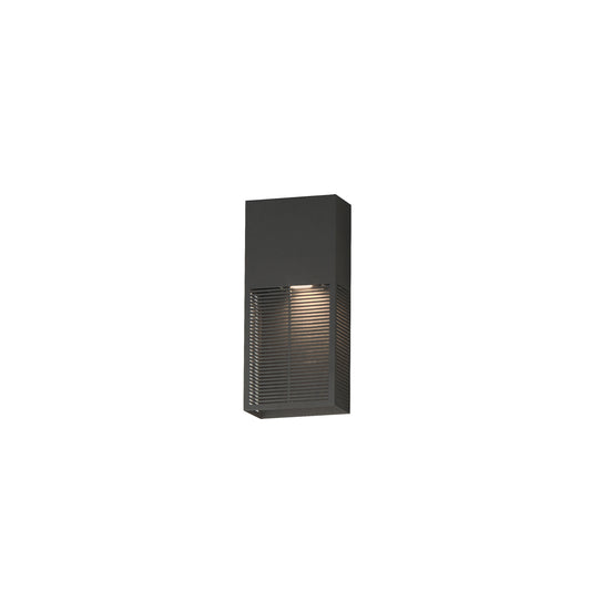 Grate 14" LED Outdoor Wall Sconce Architectural Bronze by ET2