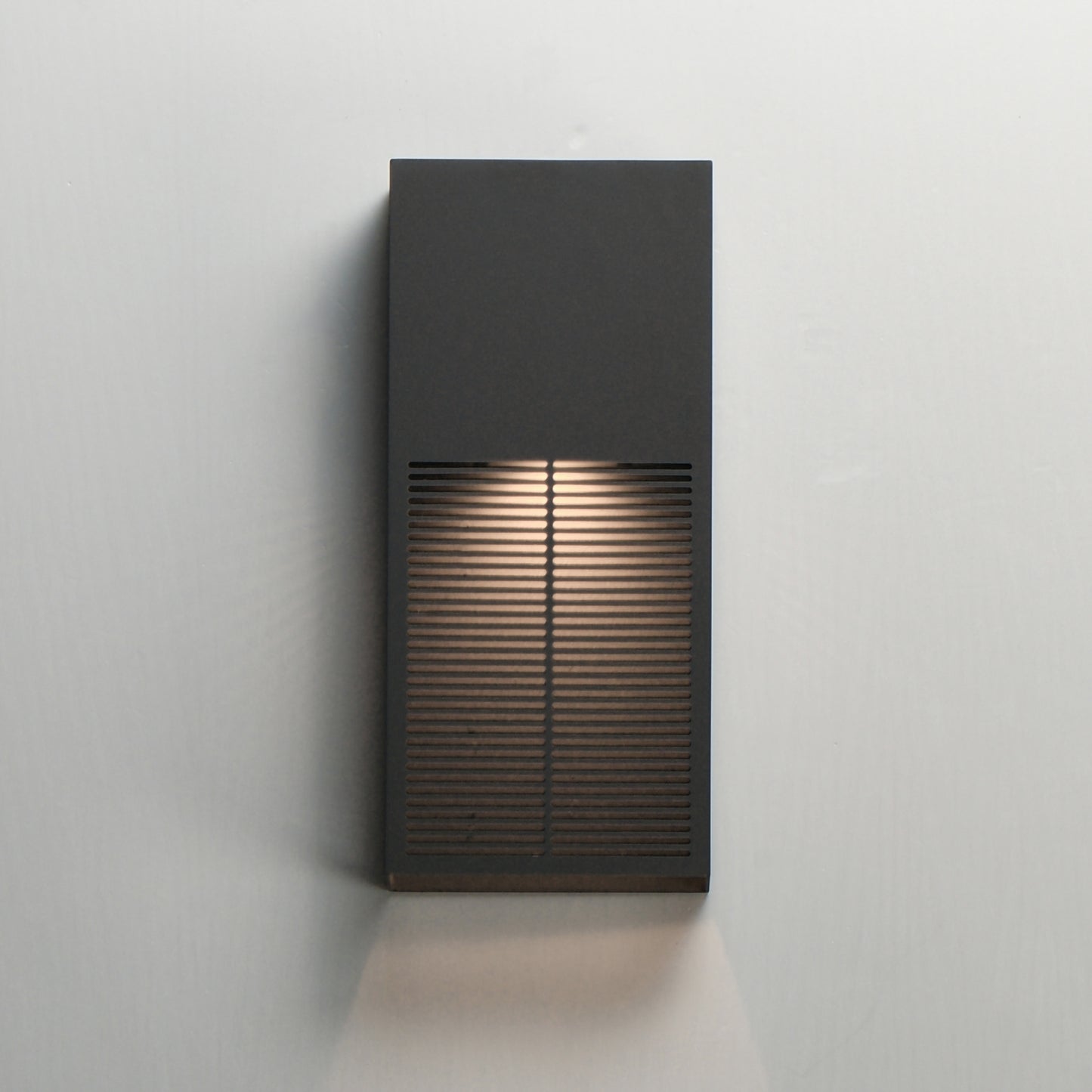 Grate 14" LED Outdoor Wall Sconce Architectural Bronze by ET2