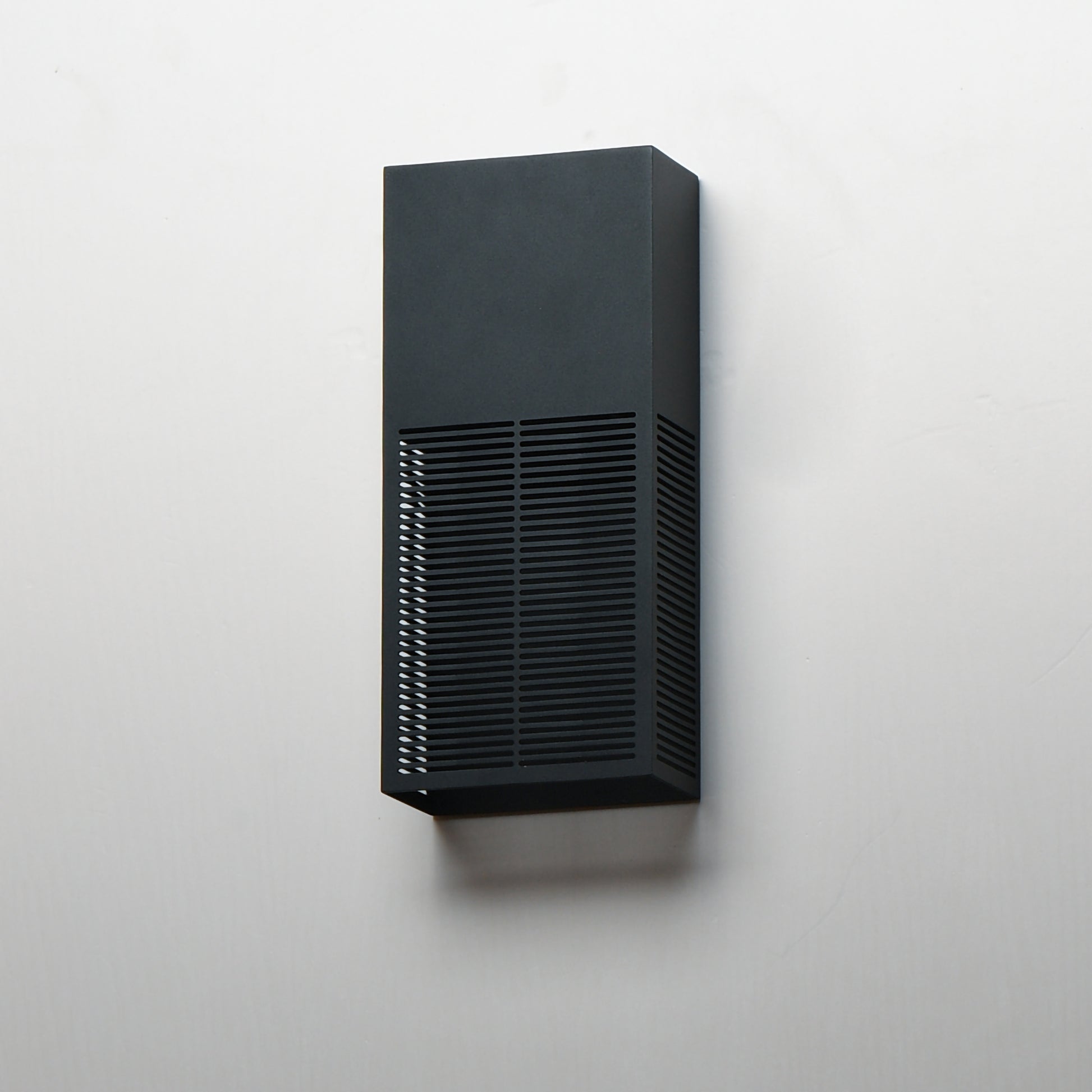Grate 14" LED Outdoor Wall Sconce Black by ET2