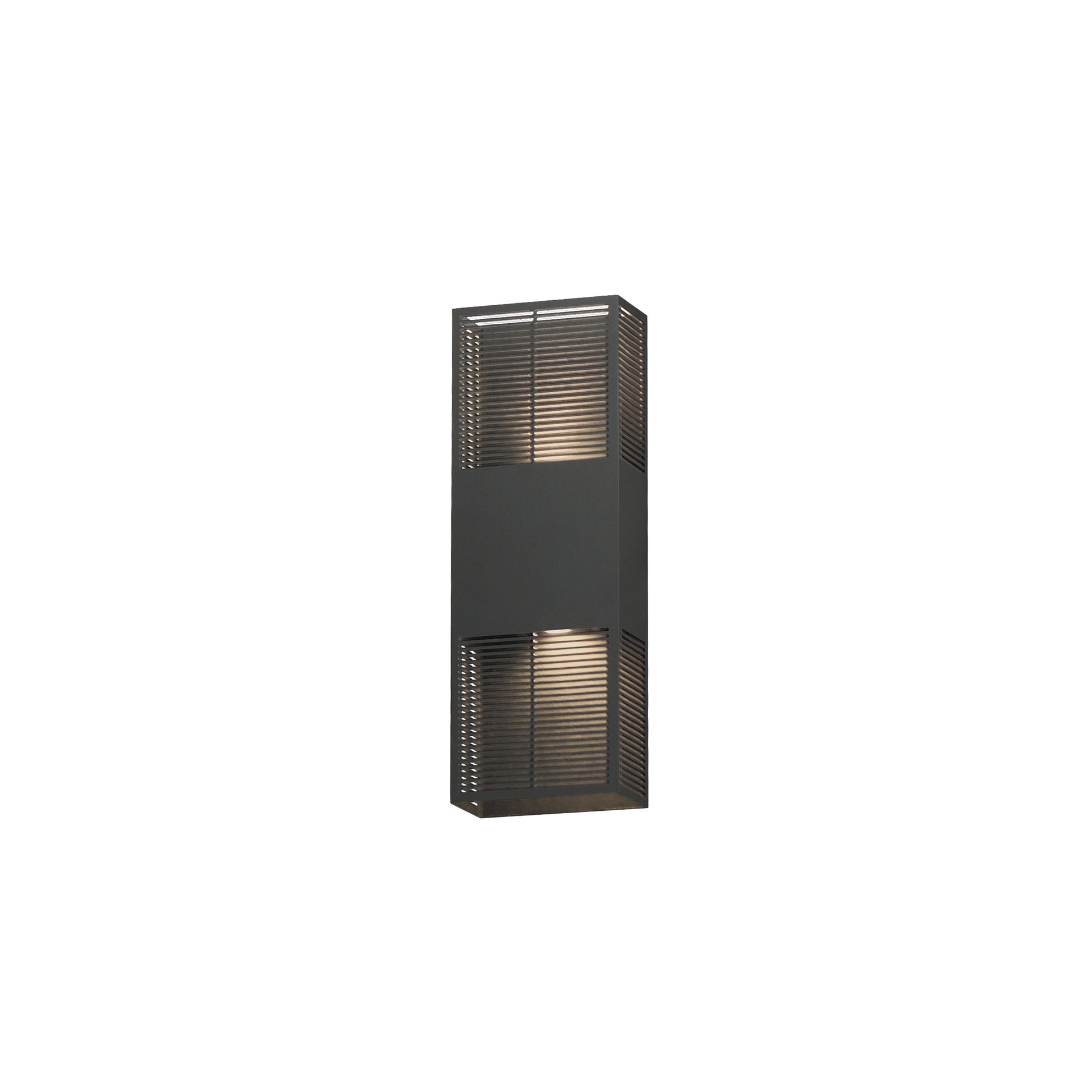 Grate 18" LED Outdoor Wall Sconce Architectural Bronze by ET2