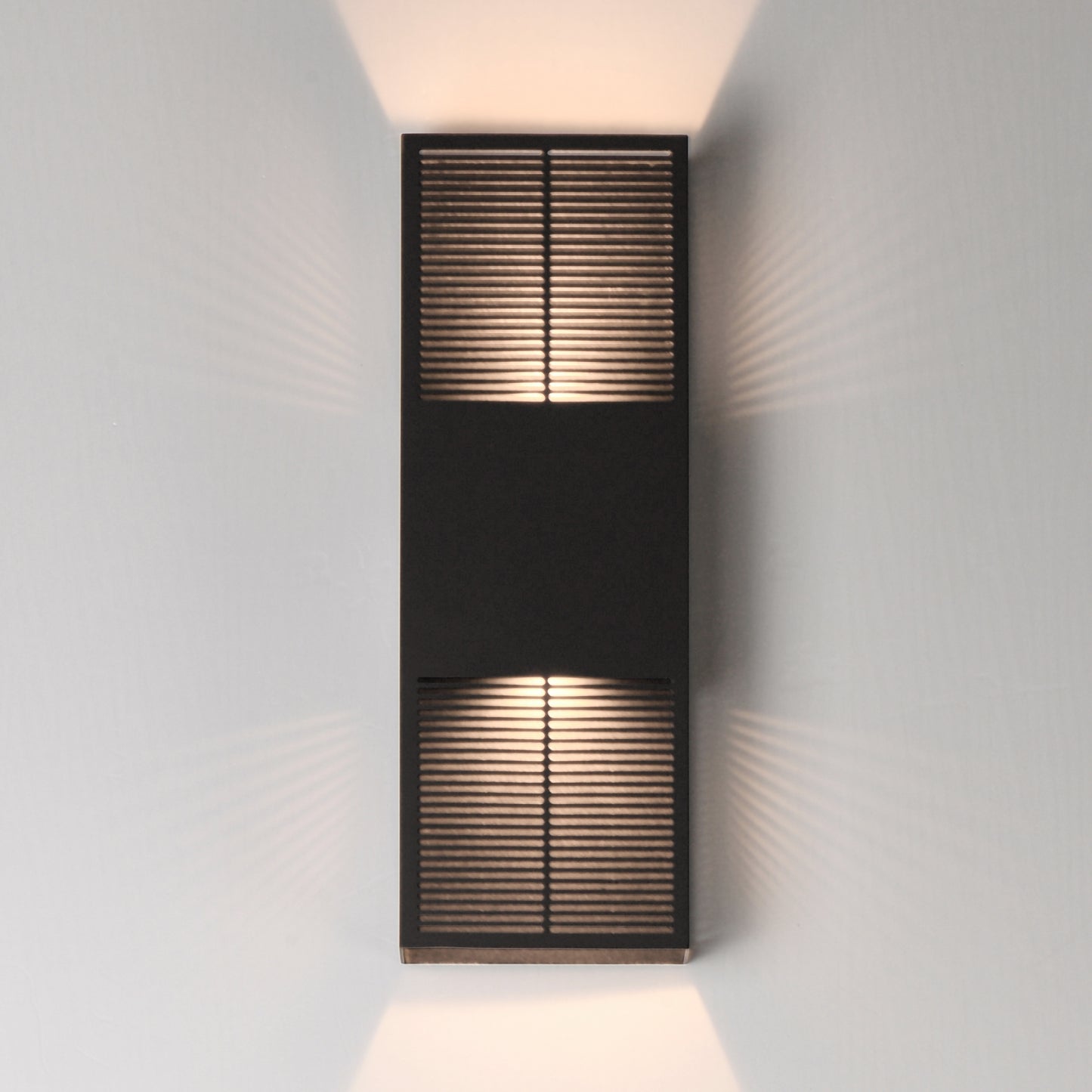 Grate 18" LED Outdoor Wall Sconce Architectural Bronze by ET2