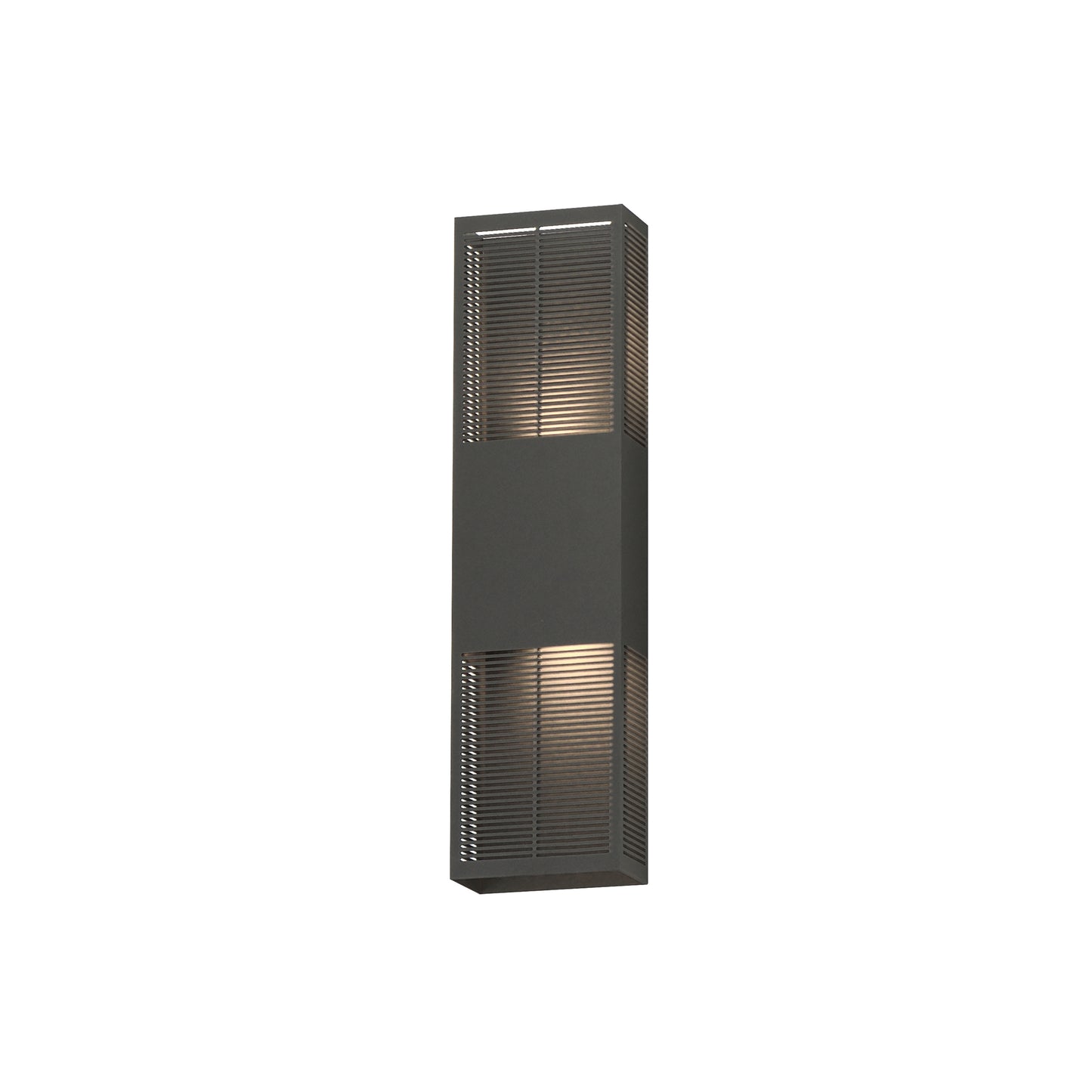 Grate 24" LED Outdoor Wall Sconce Architectural Bronze by ET2