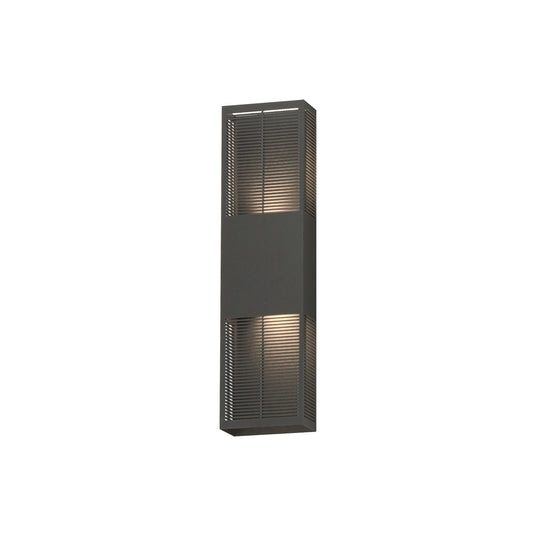 Grate 24" LED Outdoor Wall Sconce Architectural Bronze by ET2