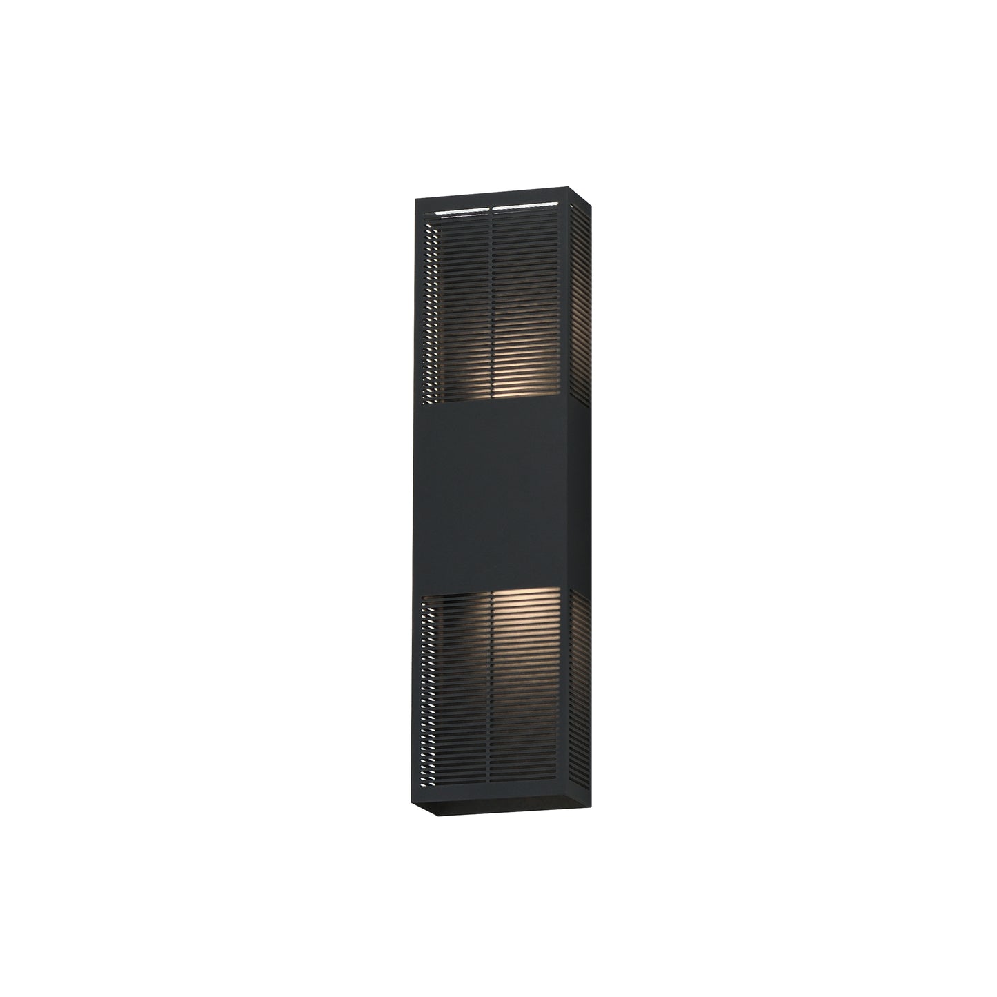 Grate 24" LED Outdoor Wall Sconce Black by ET2