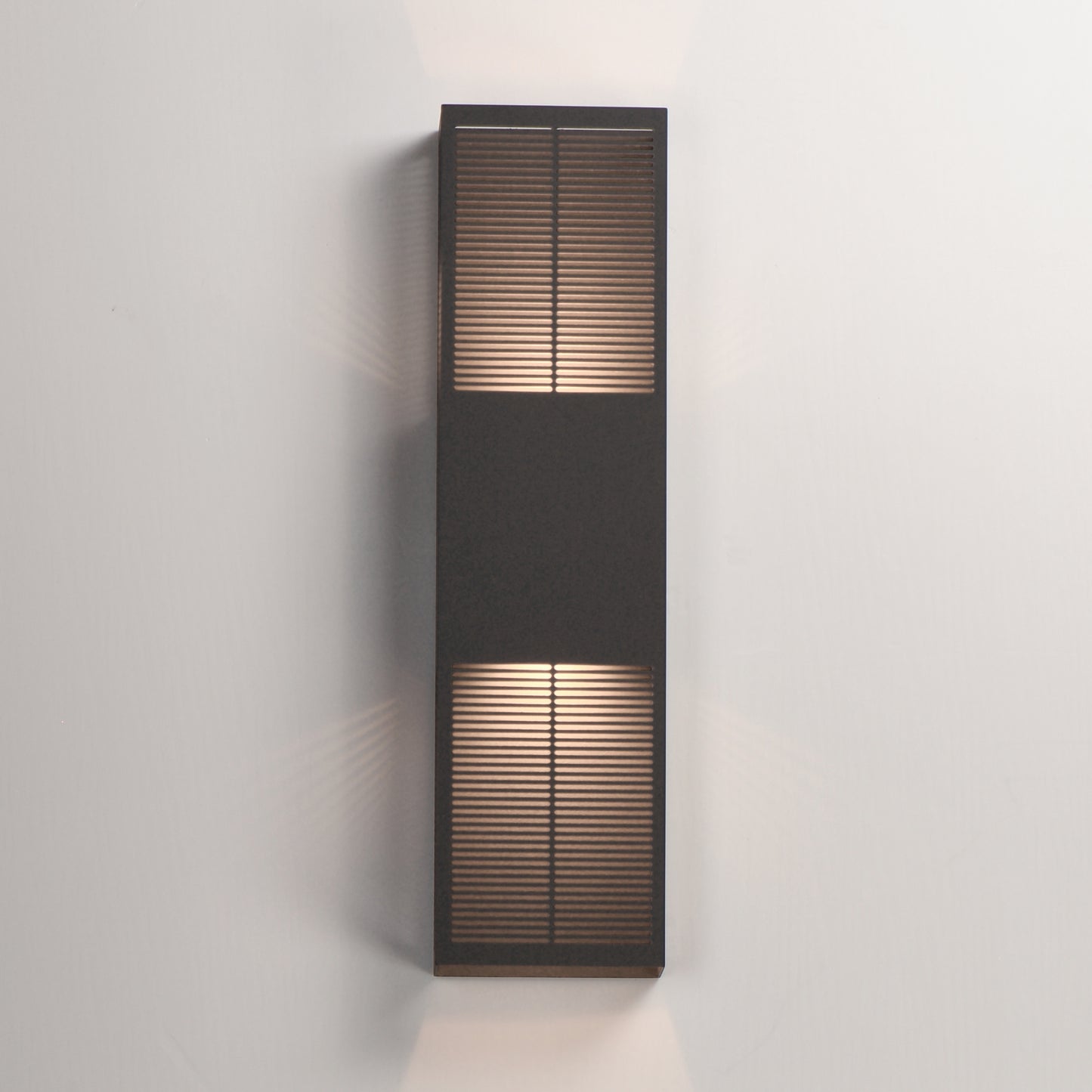 Grate 24" LED Outdoor Wall Sconce Architectural Bronze by ET2