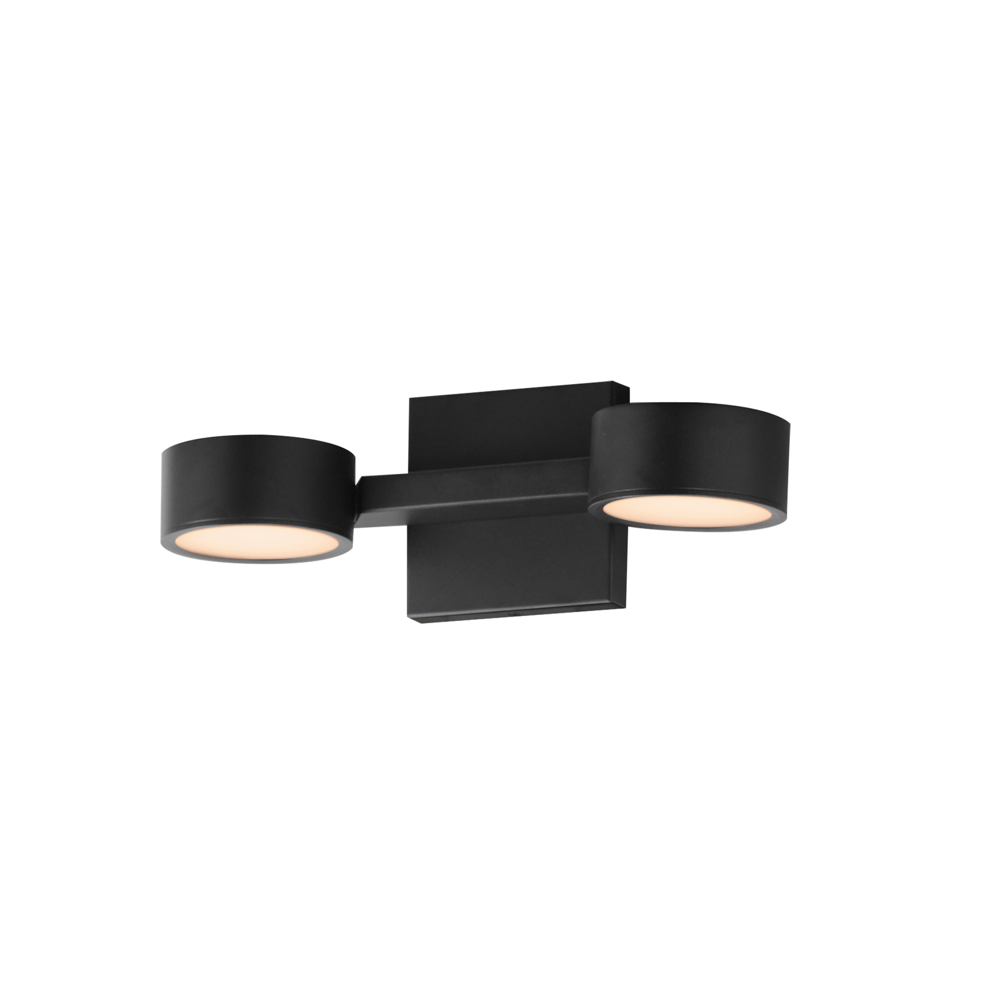 Embrace 2-Light LED Wall Sconce Black by ET2