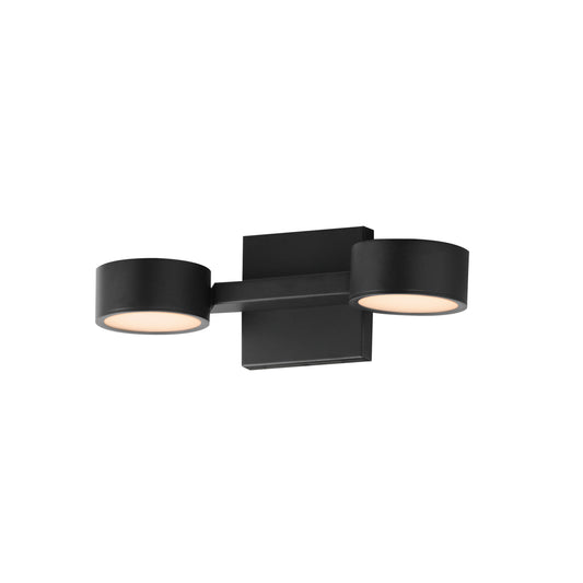Embrace 2-Light LED Wall Sconce Black by ET2