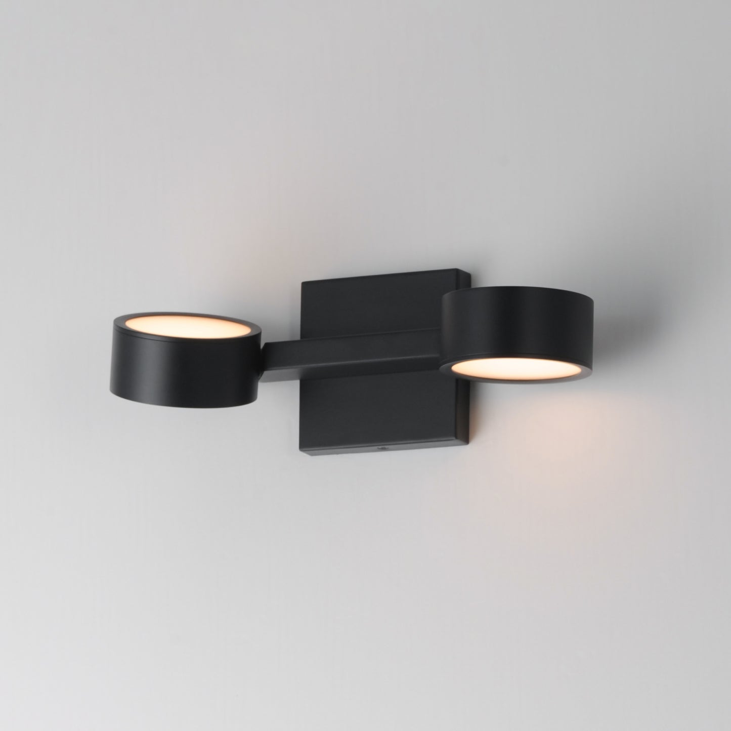 Embrace 2-Light LED Wall Sconce Black by ET2
