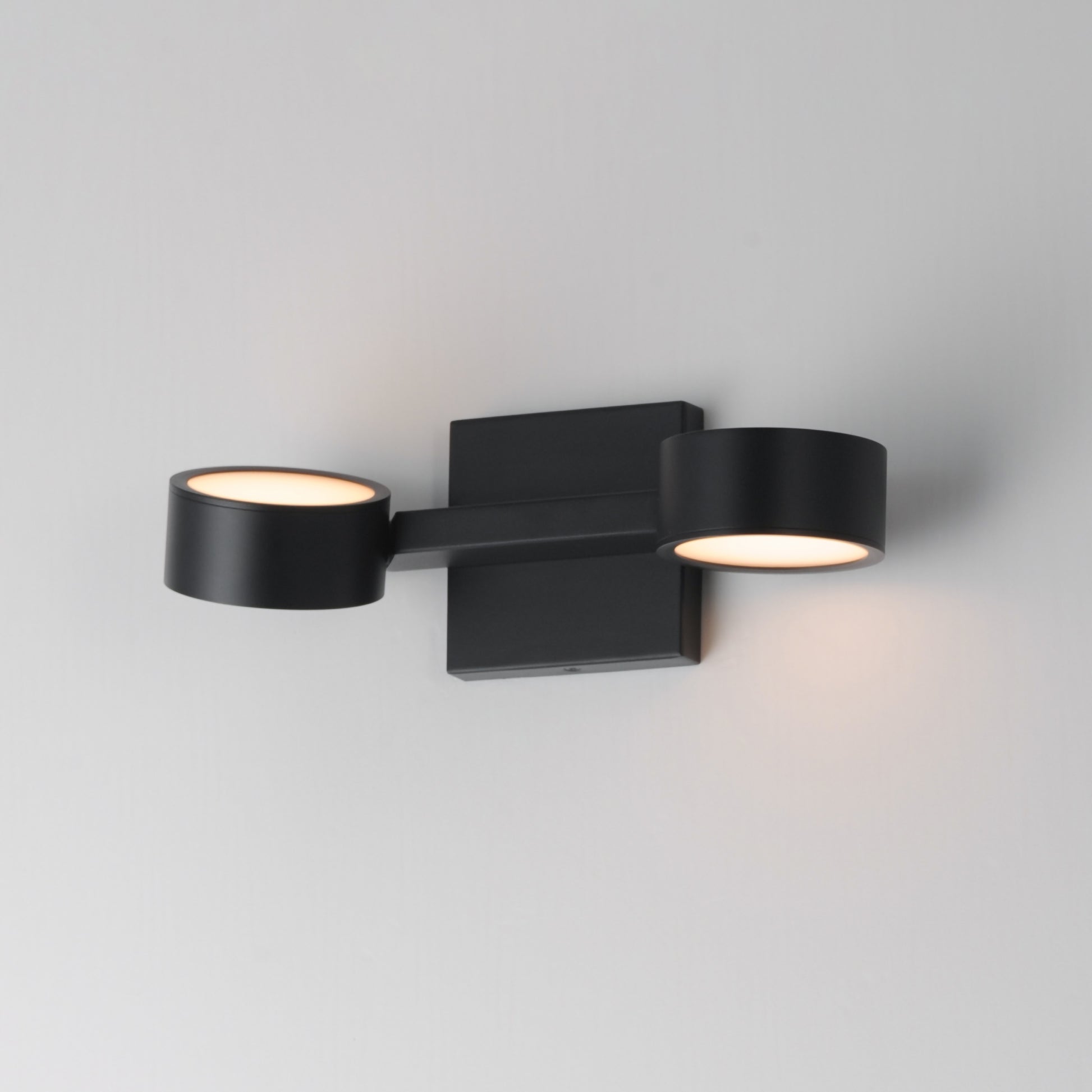 Embrace 2-Light LED Wall Sconce Black by ET2
