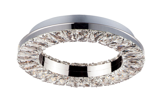 Charm LED Wall Sconce/Flush Mount Polished Chrome by ET2