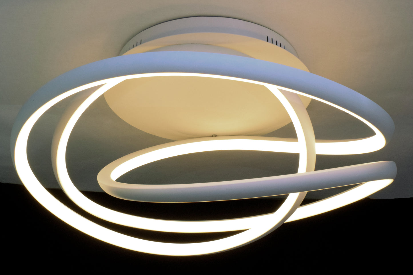 Twisted LED Flush Mount Matte White by ET2