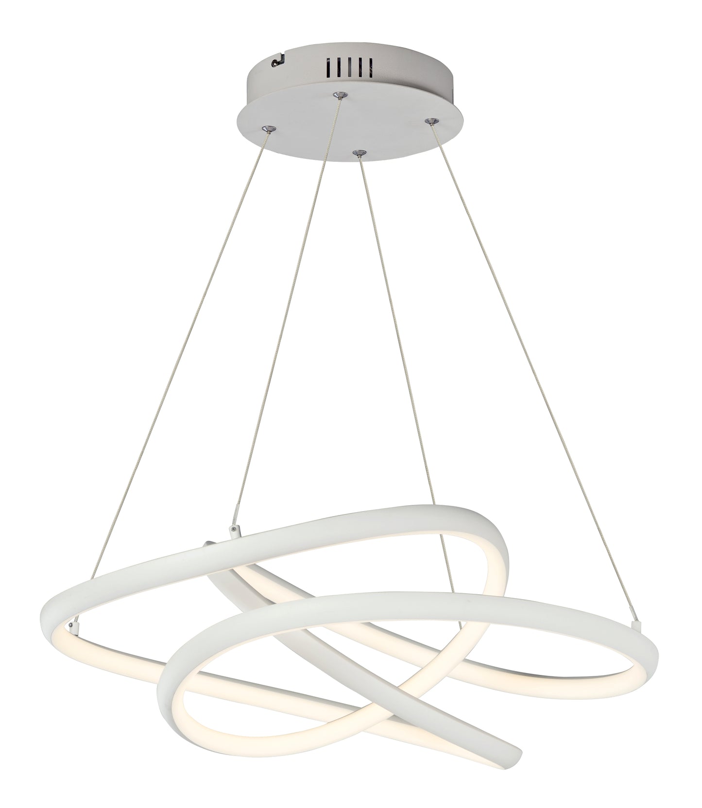Twisted LED Pendant Matte White by ET2