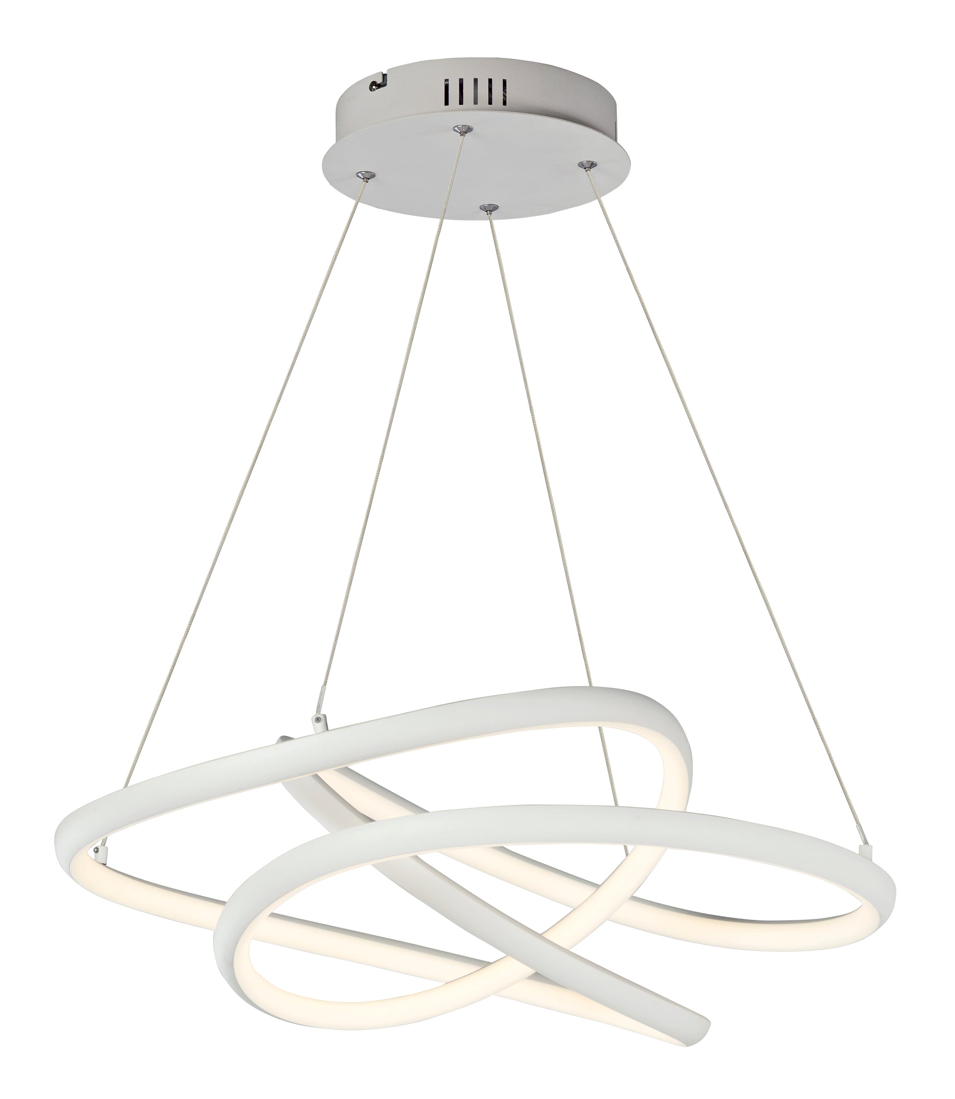 Twisted LED Pendant Matte White by ET2