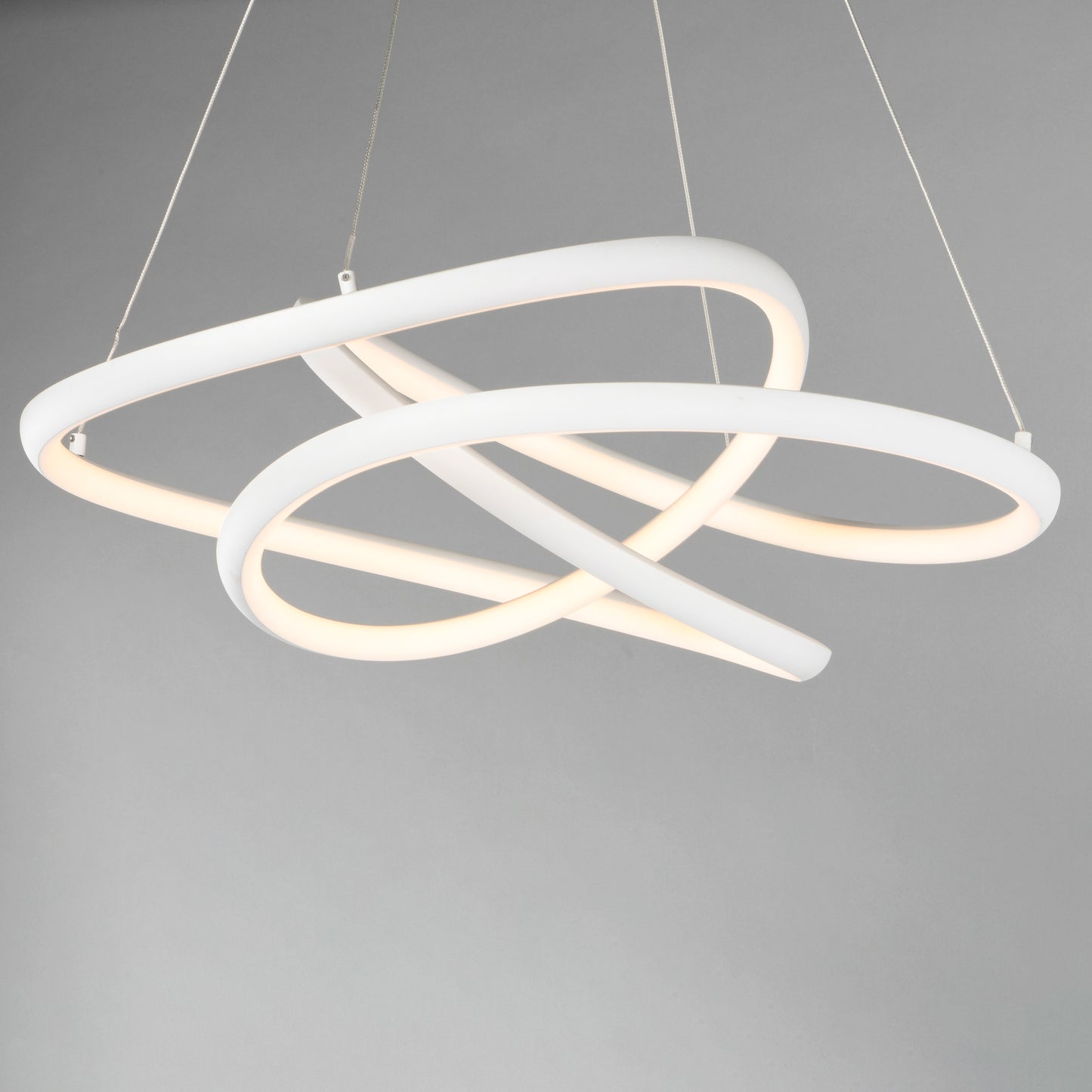 Twisted LED Pendant Matte White by ET2