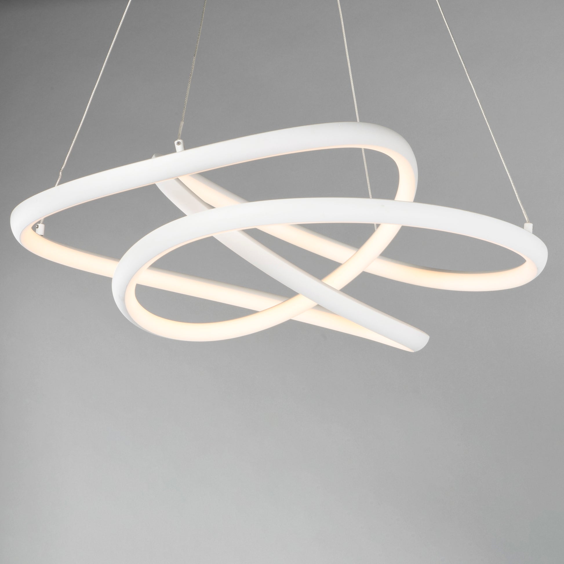 Twisted LED Pendant Matte White by ET2
