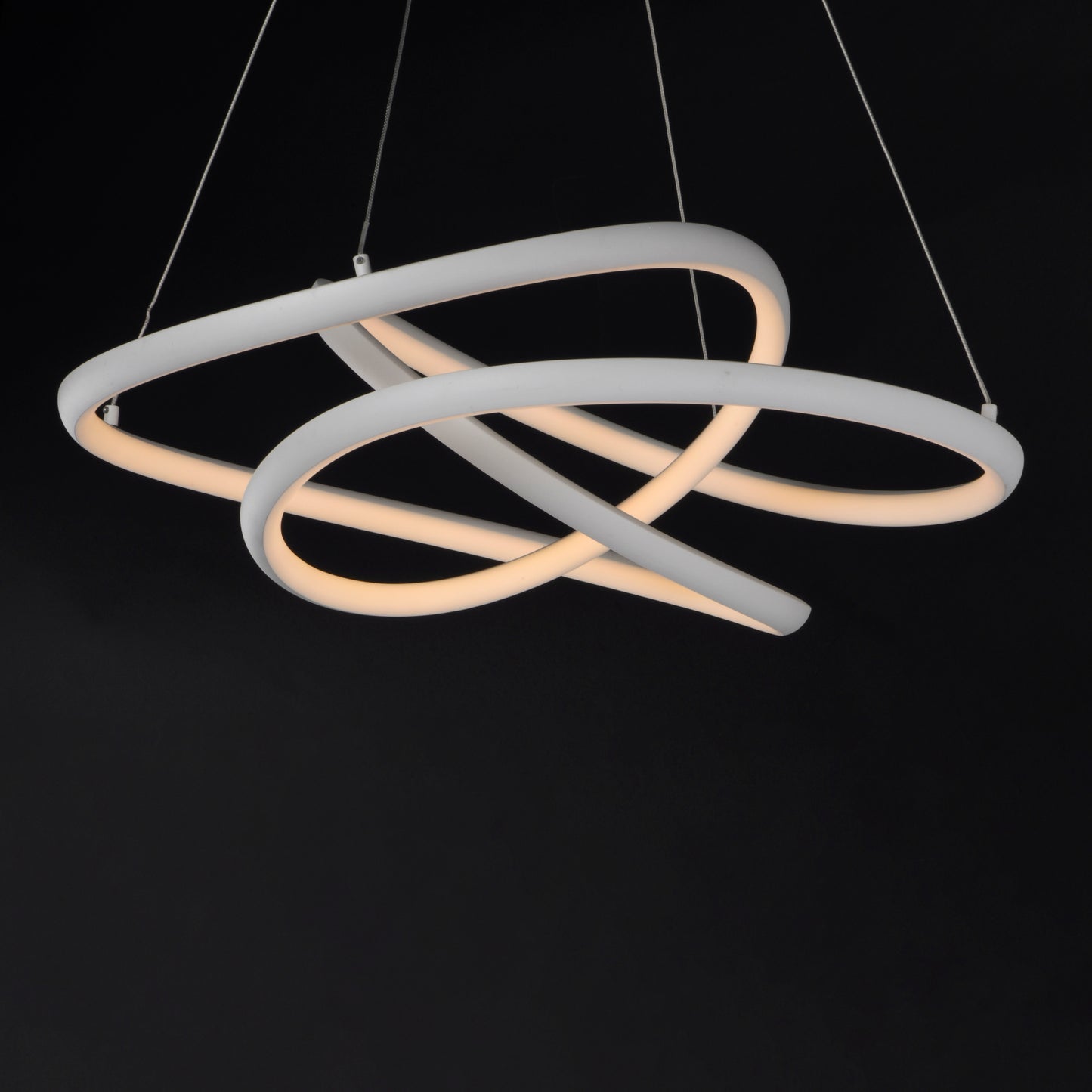Twisted LED Pendant Matte White by ET2