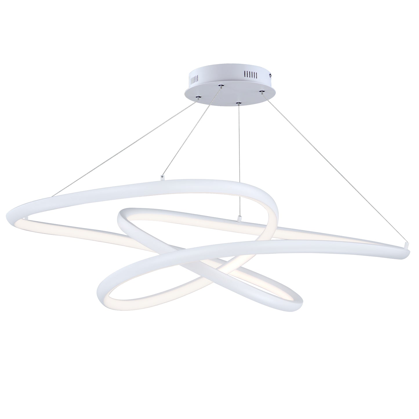 Twisted LED Pendant Matte White by ET2