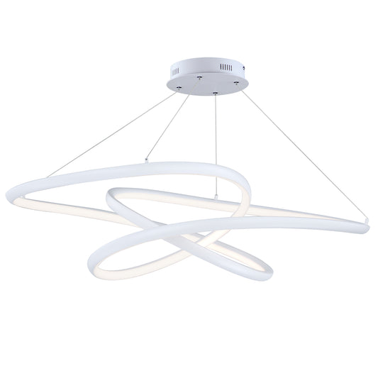 Twisted LED Pendant Matte White by ET2